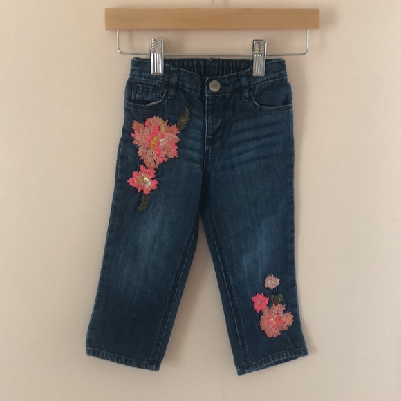 Baby Gap Embroidered Jeans 
